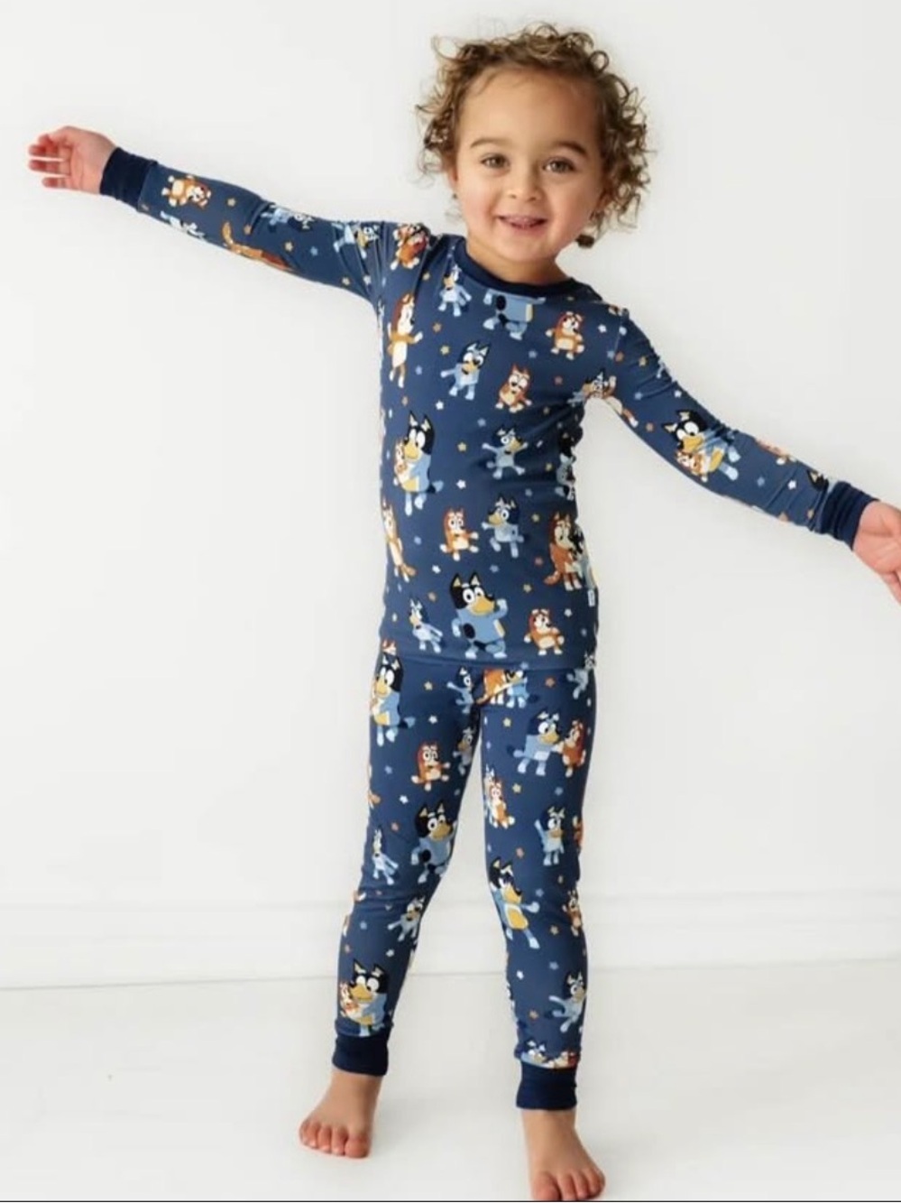 Little Sleepies Bluey Dance Party 2pc Pajama Set